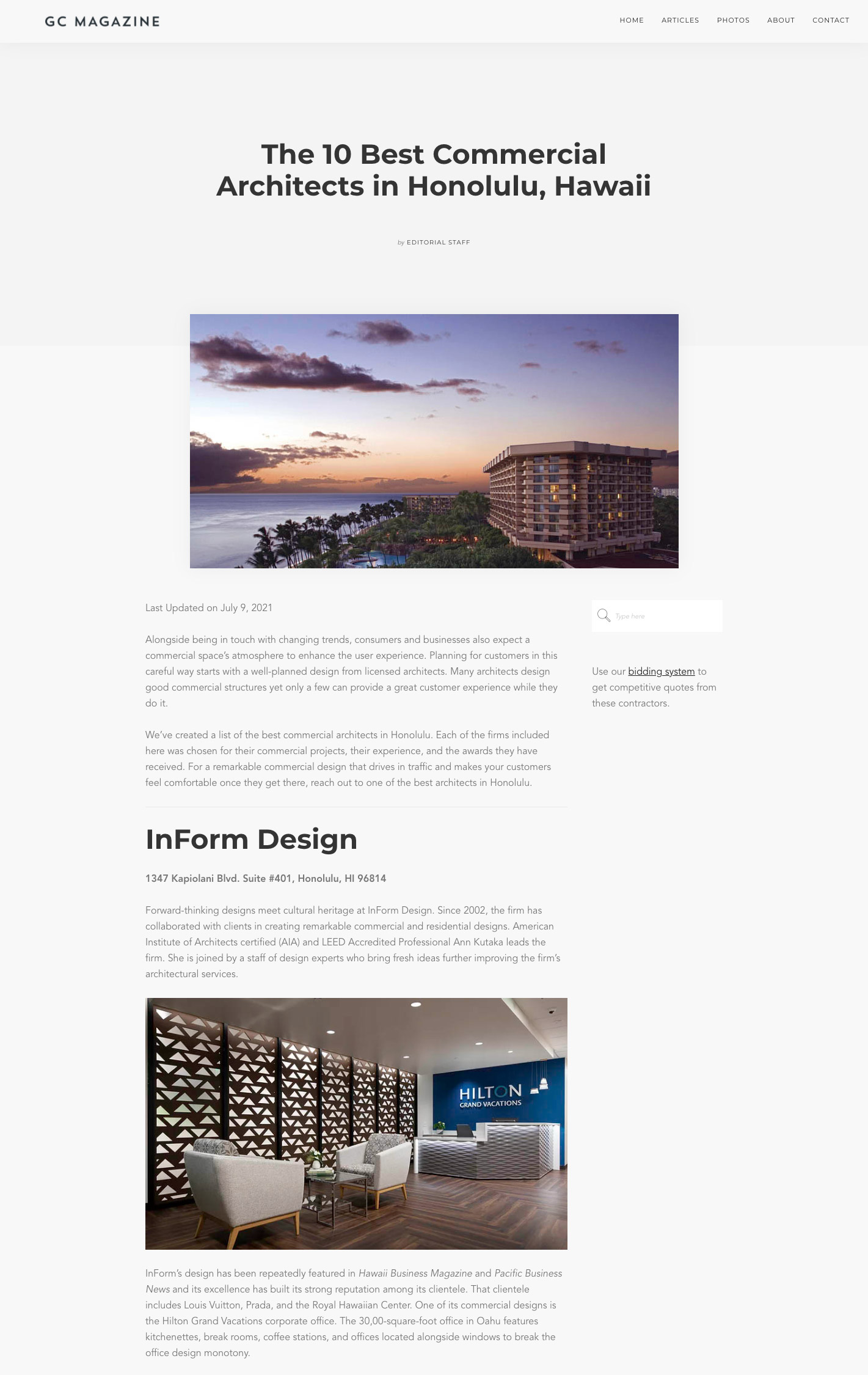 InForm’s Rebrand Featured in Pacific Business News